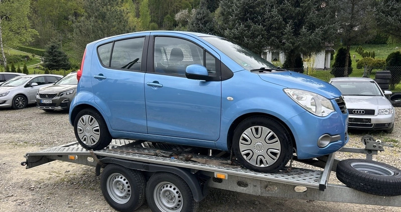 Opel Agila cena 14900 przebieg: 107000, rok produkcji 2009 z Tyczyn małe 121